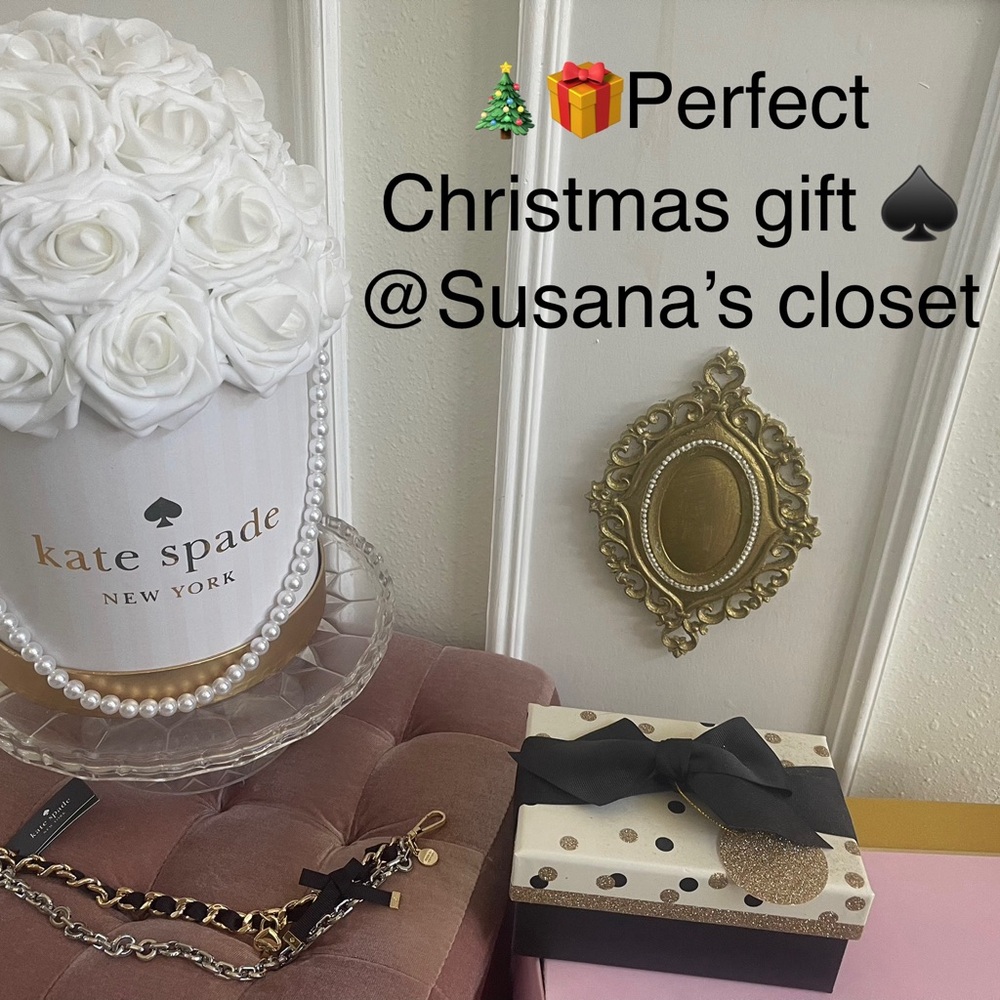 Kate Spade  Mixed Metal swag bag charm handle Chain Strap Accessory KM589 - Picture 2 of 16